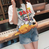 Dinosaur Shape Leather Shoulder Bag for Women
