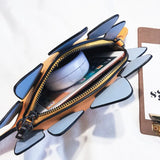 Dinosaur Shape Leather Shoulder Bag for Women
