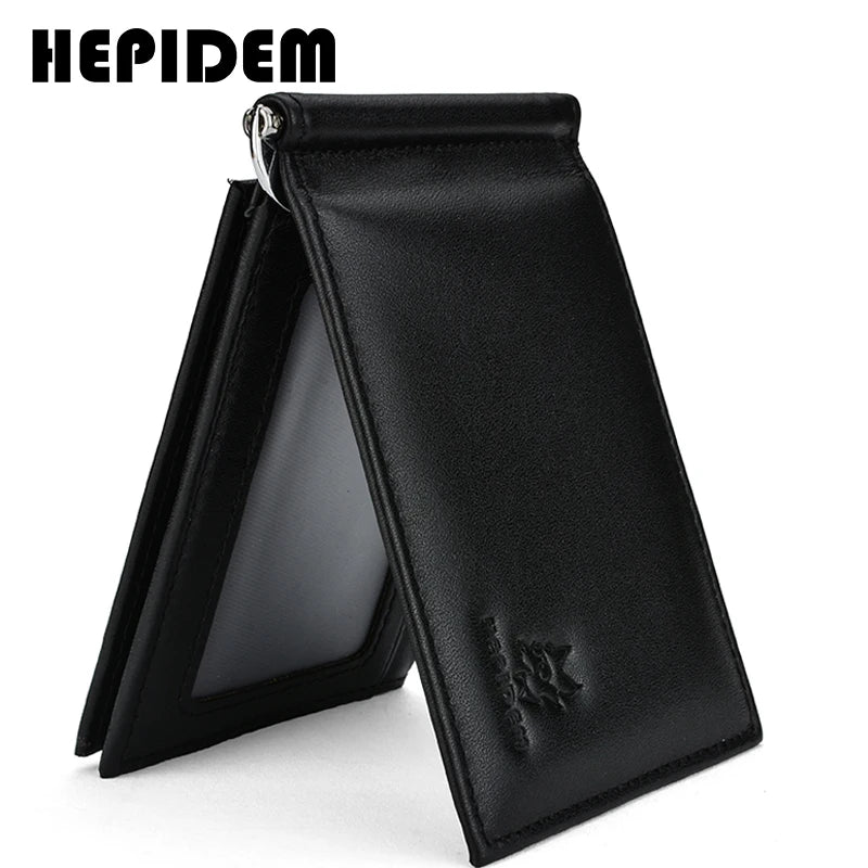 RFID Trifold Leather Wallet for Men