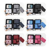 Travel Bag 7-piece Set Underwear Storage Luggage Organizer