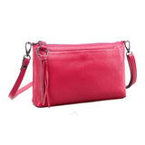 Leather Chain Crossbody Messenger Shoulder Bag Women Phone Plus Wallet
