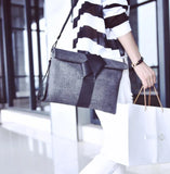 Women Clutches Bow Leather Crossbody Messenger Bags Ladies Envelope Evening Tote