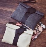 Women Bow Leather Crossbody Messenger Bag Envelope Evening Tote