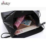 2 pcs Composite Bag High Capacity Tote Bag Women PU Leather handbags