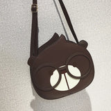 Squirrels Small round Bag Girl Gift Crossbody Messenger Bag Female GirQ5