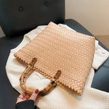 Straw Beach Large Capacity Female Summer Basket Bag