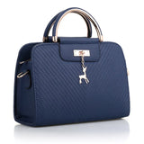 Women Leather Handbag Large Capacity Shoulder Bags Casual Tote Top-handle