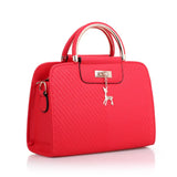 Women Leather Handbag Large Capacity Shoulder Bags Casual Tote Top-handle