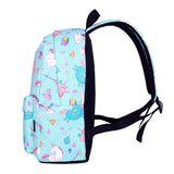 Rainbow Unicorn School Backpack Water Repellent Mochila