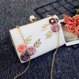Vintage Flower Clutch Hand Bag Wedding Purse Bride Bag Female Handbag