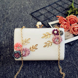 Vintage Flower Clutch Hand Bag Wedding Purse Bride Bag Female Handbag