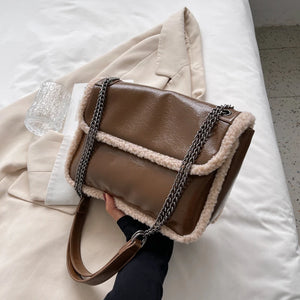 Women's Chain Shoulder Bag Small Leather Crossbody Messenger