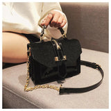 Leopard Print Shoulder Bag Chains Handbag Crossbody Bags for Women