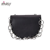 Women's Pu Leather Crossbody Bag - Semicircle Purse Shoulder Bag