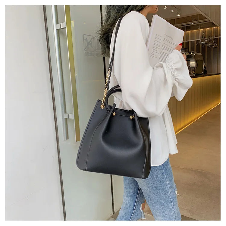 Women PU Leather Handbag Shoulder Bags Ladies Casual Sac A Main Larg Capacity