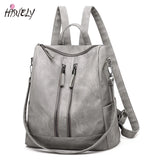 Bohemia Women Shoulder Bag PU Leather Travel Backpack High School Bag