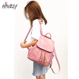 Bohemia Women Shoulder Bag PU Leather Travel Backpack School Bag for Girl