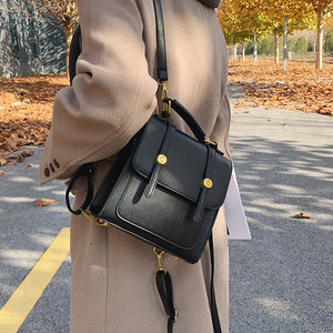 Bohemia Women Shoulder Bag PU Leather Backpack