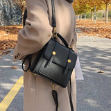 Bohemia Women Shoulder Bag PU Leather Backpack