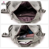 Bohemia Women Shoulder Bag PU Leather Travel Backpack High School Bag
