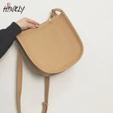 Solid Shoulder Handbags Female PU Leather Women Large Capacity Crossbody Bags