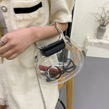 Female Jelly Beach Bag One Shoulder Messenger Bag