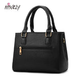 Embroidered Flower PU Leather Handbag Crossbody Bag
