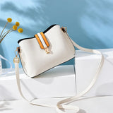 Hot Women PU Leather Handbags Bucket Vintage Shoulder Bags Messenger Bag