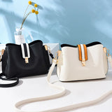 Hot Women PU Leather Handbags Bucket Vintage Shoulder Bags Messenger Bag