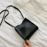 Stylish PU Leather Bucket Shoulder Bag