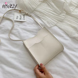 Stylish PU Leather Bucket Shoulder Bag