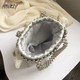 Stylish Women PU Leather Handbags Bucket Shoulder Messenger Bag