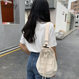 Women PU Leather Handbags Bucket Shoulder Bags Messenger Bag BG554
