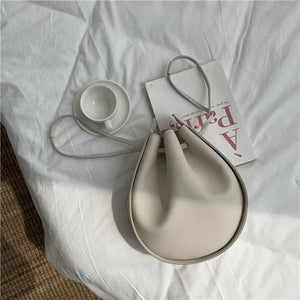 Women PU Leather Handbags Bucket Shoulder Bags