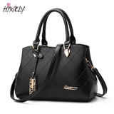 Hot Women PU Leather Handbags Vintage Shoulder Bags Messenger Bag High Bolsa