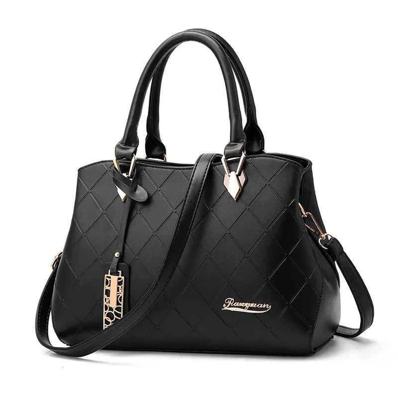 Hot Women PU Leather Handbags Vintage Shoulder Bags Messenger Bag High Bolsa