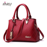 Hot Women PU Leather Handbags Vintage Shoulder Bags Messenger Bag High Bolsa