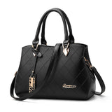 Hot Women PU Leather Handbags Vintage Shoulder Bags Messenger Bag High Bolsa