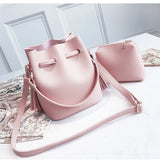 Stylish Tassel Bucket Shoulder Bag Women Messenger Bag