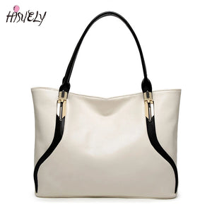 Women's 2-Pc PU Leather Handbag Set: Crossbody Bucket Bag & Shoulder Bag