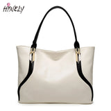 Women's 2-Pc PU Leather Handbag Set: Crossbody Bucket Bag & Shoulder Bag