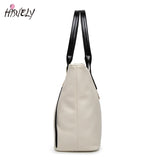 Women's 2-Pc PU Leather Handbag Set: Crossbody Bucket Bag & Shoulder Bag