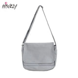Japanese Canvas Shoulder Crossbody Bag Cotton Cloth Satchel