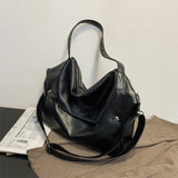 Women Soft PU Handbags Large Capacity Female Shoulder BagsTravel Totes