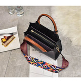 Vintage Shoulder Bags Tassel Travel Tote with Beads Women PU Leather Handba