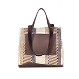 Plaid Shoulder Bag Women Handbag Large Tote Messenger Bag BG126