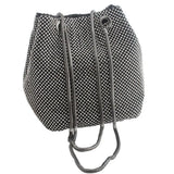 Rhinestone Flash Clutch Bag Evening Party Shoulder Totes Bucket Bags