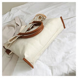 Canvas Shoulder Bags Large Capacity Casual Crossbody Handbag