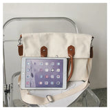 Canvas Shoulder Bags Large Capacity Casual Crossbody Handbag