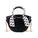Summer Green Handbags With Silk Ribbon Women Small Hand Bag Ladies Shoulder Ring